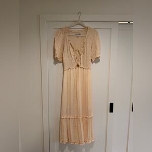 BDG Cream Maxi Dress